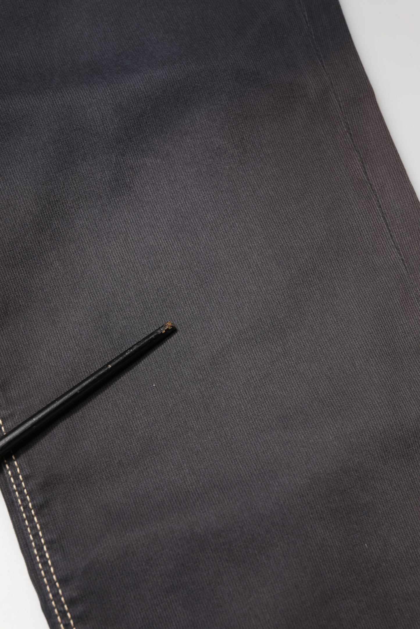 Dark Gray Mid Waist Skinny Fit Men Denim Trouser Jeans