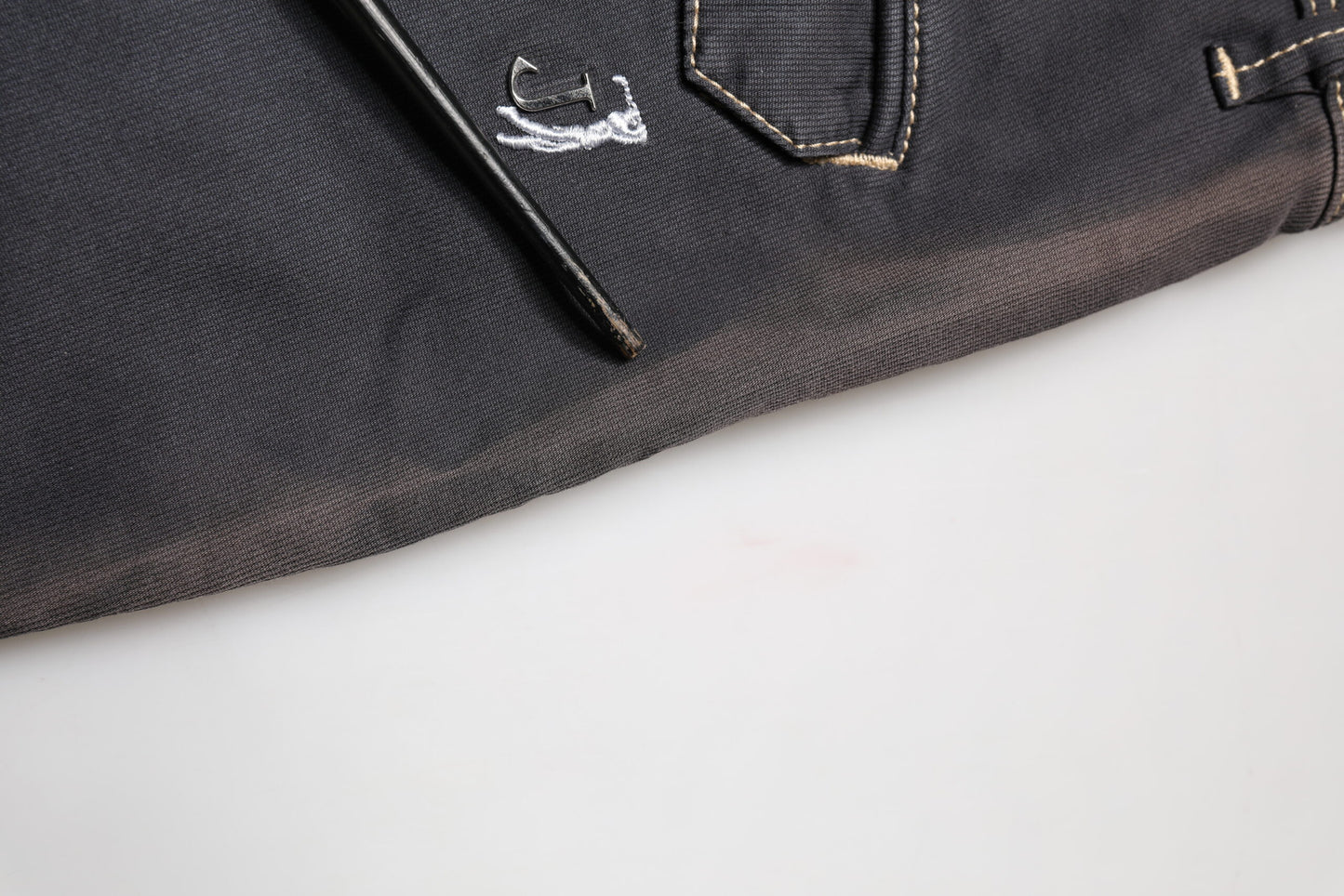 Dark Gray Mid Waist Skinny Fit Men Denim Trouser Jeans