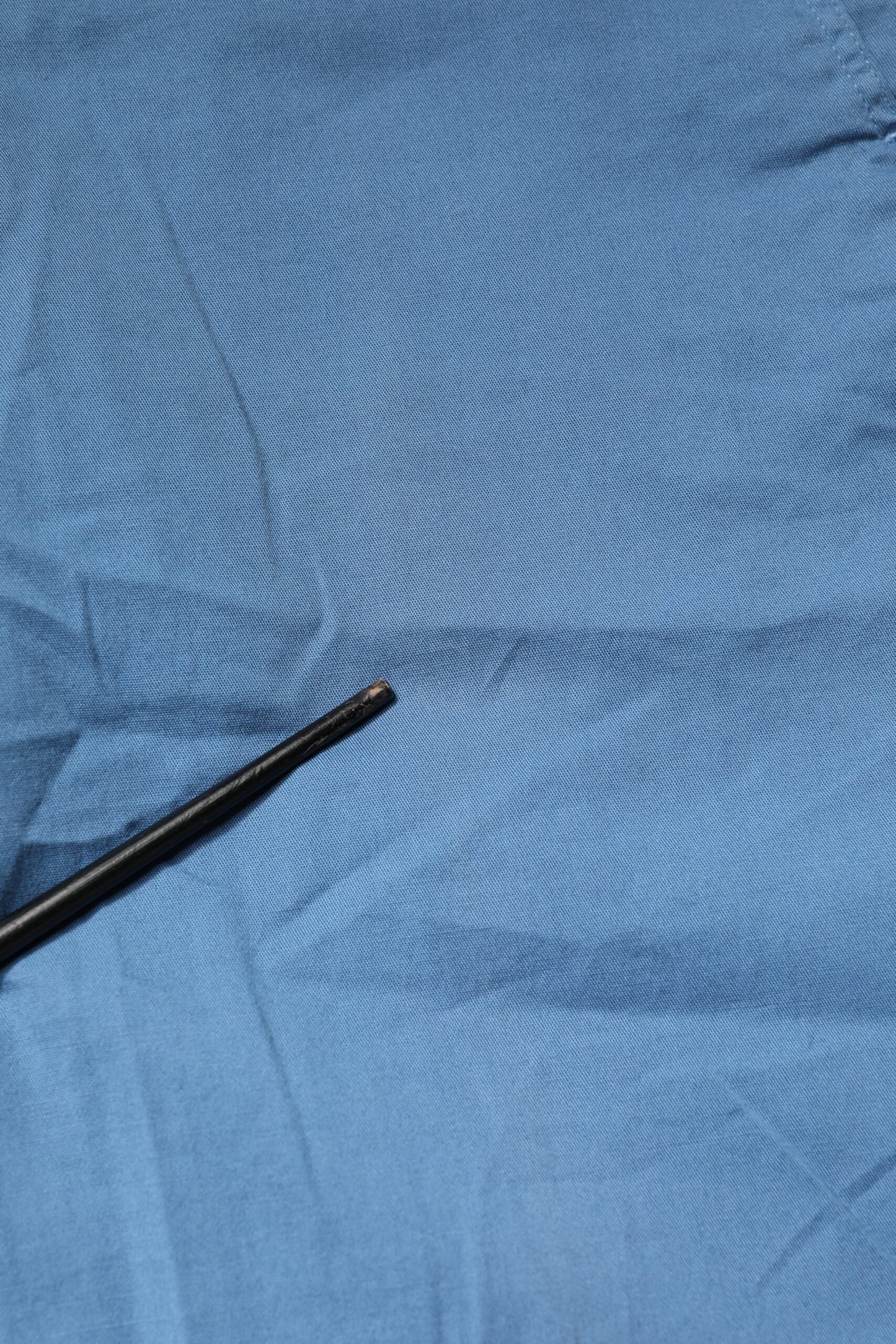 Blue Cotton Mid Waist Straight Men Denim Jeans