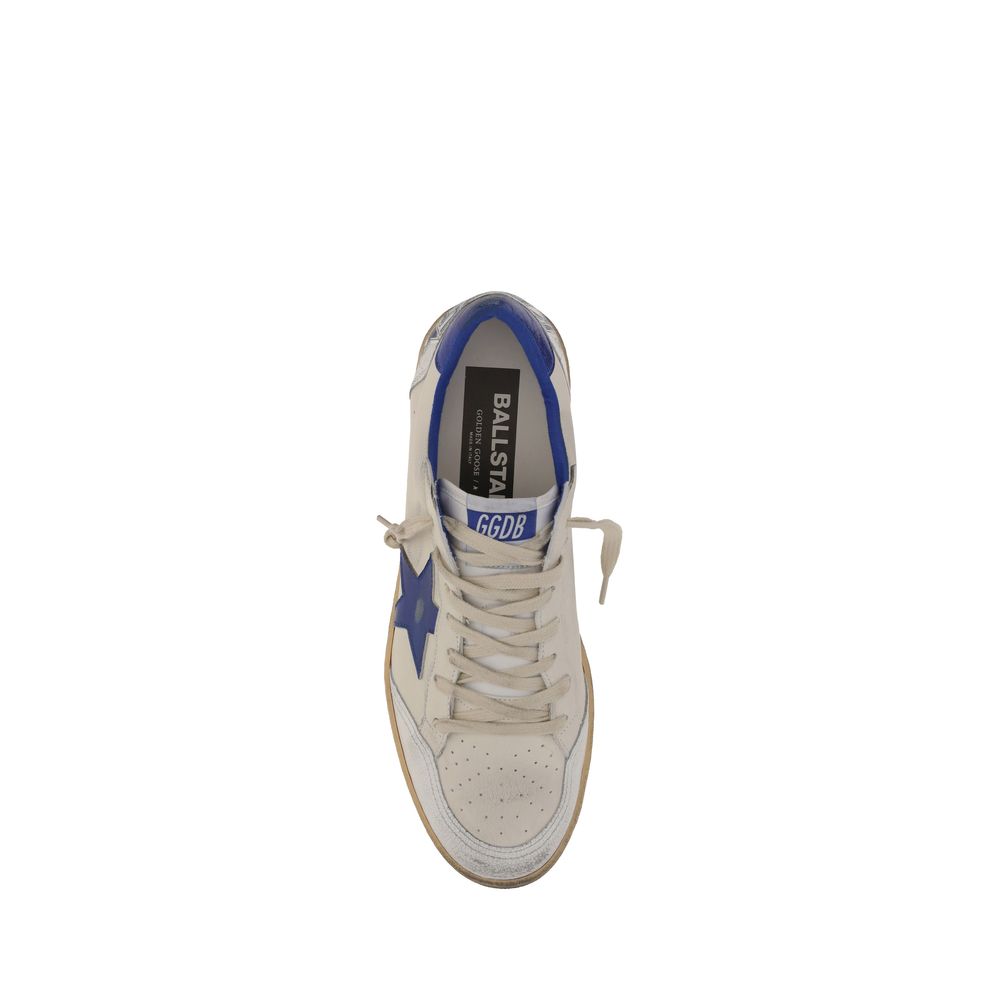 White Calf Leather Bos Taurus Low Top Sneakers