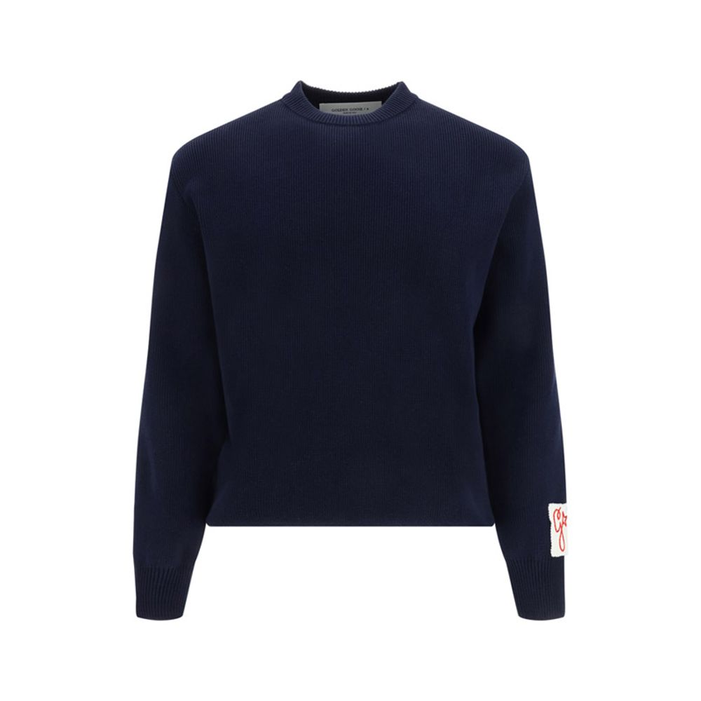 Blue Nylon Sweatshirt