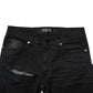 Black Tattered Men Skinny Denim Trouser Jeans