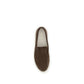 Brown Rubber Slip-On Loafers
