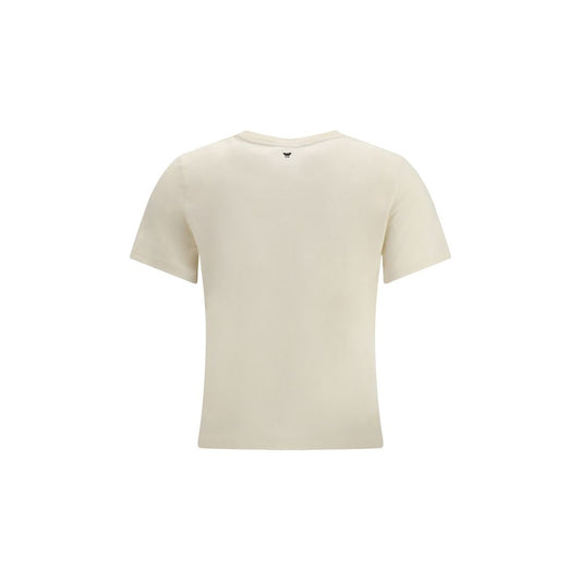 Cream Cotton T-Shirt