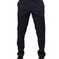 Navy Blue Skinny Chino Mid Waist Men Pants