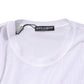 White Nylon Long Sleeves Crewneck T-Shirt