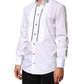 White GOLD Long Sleeves Formal Dress Shirt