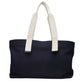 Blue Fabric Shoulder Bag