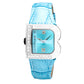 Blue Leather Dress Watch