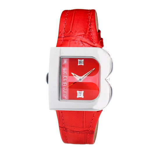Multicolor Leather Dress Watch