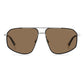 Bicolor Stainless Steel Sunglasses