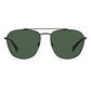 Black Stainless Steel Sunglasses