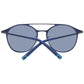 Blue Metal Sunglasses