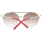 Red Metal Sunglasses