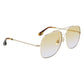 Gold Metal Sunglasses