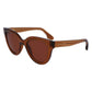 Brown Injected Sunglasses