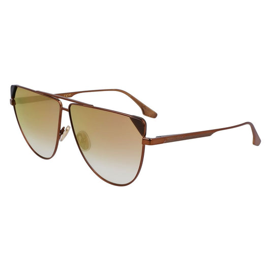 Brown Metal Sunglasses