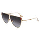 Brown Metal Sunglasses