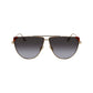 Brown Metal Sunglasses