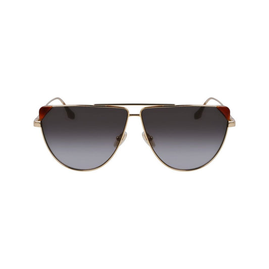 Brown Metal Sunglasses