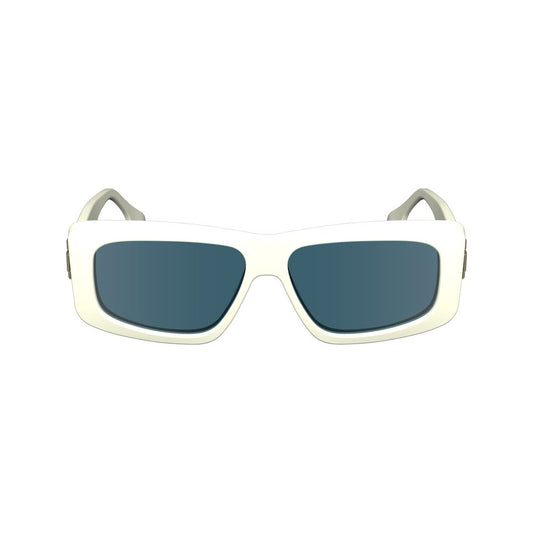 White Acetate Sunglasses