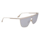 Gray Metal Sunglasses