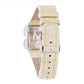 Beige Stainless Steel Dress Watch