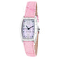 Multicolor Leather Dress Watch