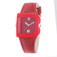 Multicolor Leather Dress Watch