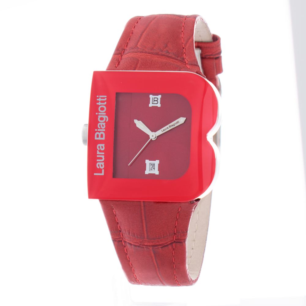 Multicolor Leather Dress Watch