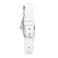 White Leather Dress Watch