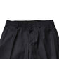 Dark Blue Wool Single Breasted Men 2 Piece Suit