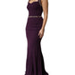 Violet Embellished Sheath Mermaid Gown Dress