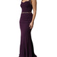 Violet Embellished Sheath Mermaid Gown Dress