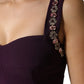 Violet Embellished Sheath Mermaid Gown Dress