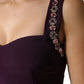 Violet Embellished Sheath Mermaid Gown Dress