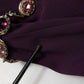 Violet Embellished Sheath Mermaid Gown Dress