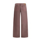 Brown Cotton Relaxed Fit Jeans