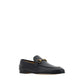 Black Calf Leather Bos Taurus Slip-On Loafers