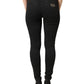 Black Cotton Stretch Skinny Denim Jeans