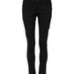 Black Cotton Casual Skinny Denim Jeans
