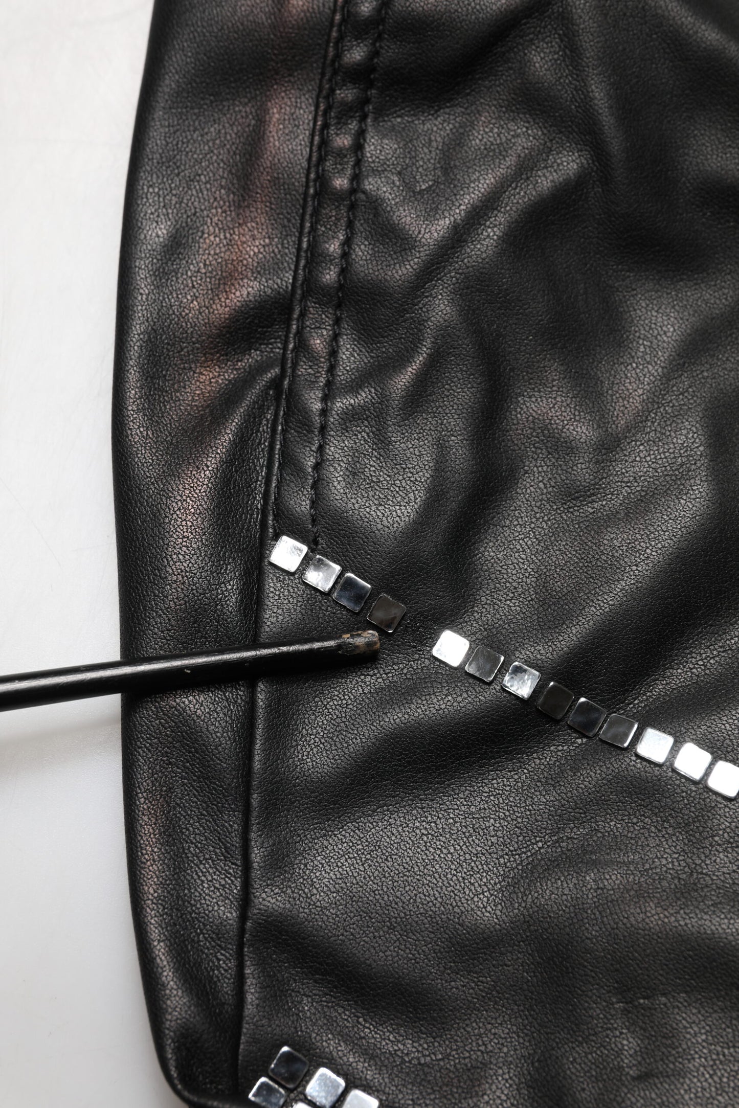 Black Embellished Tapered  Pants