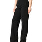 Black High Waist Straight Trouser Formal Pants