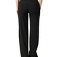 Black High Waist Straight Trouser Formal Pants