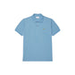 Blue Cotton Polo Shirt