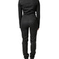 Black Double Breasted Pants Blazer Jacket 2 Piece Suit