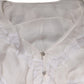 White Ruffles Lace Long Sleeve Blouse Top