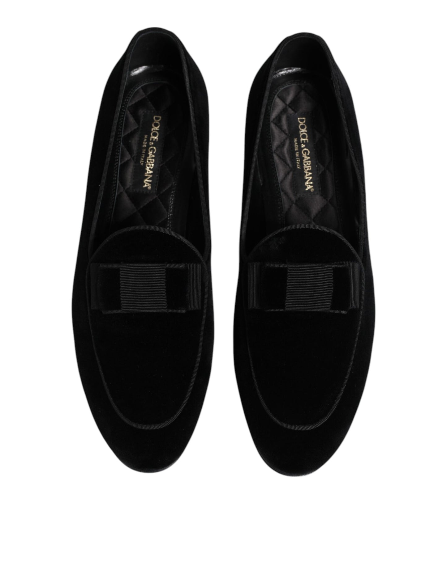 Black Velvet Slip On Loafers Formal Men Shoes