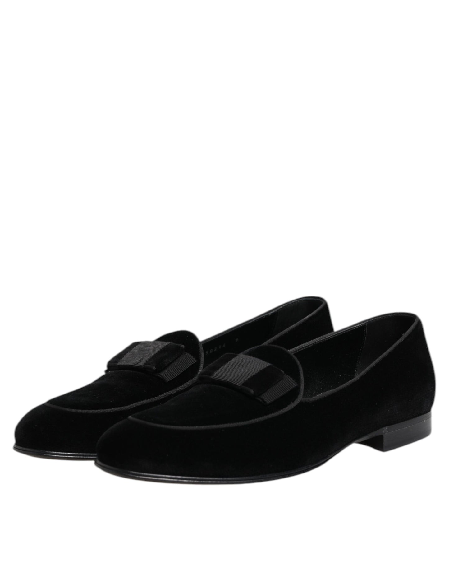 Black Velvet Slip On Loafers Formal Men Shoes
