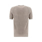 Beige Linen T-Shirt